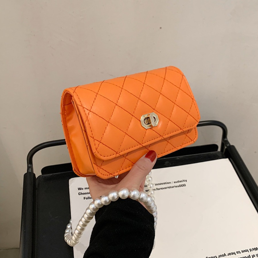 

LW Casual Pearl Decoration Croci Crossbody Bags