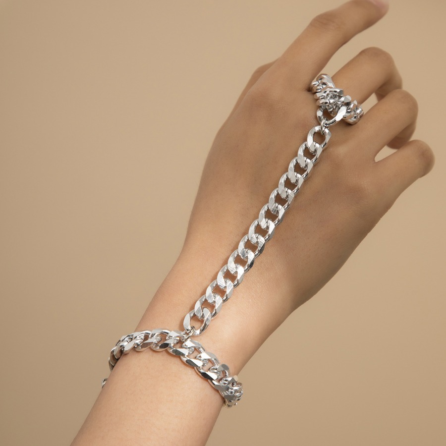 

Lovely Casual Chain Silver Bracelet