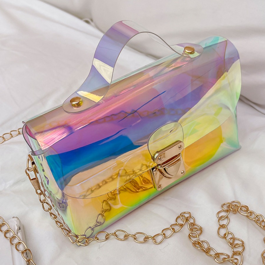 

LW Street See-through White Crossbody Bags