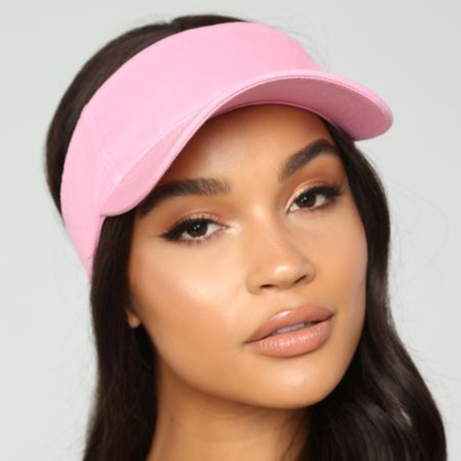 

LW Sporty Hollow-out Pink Hat
