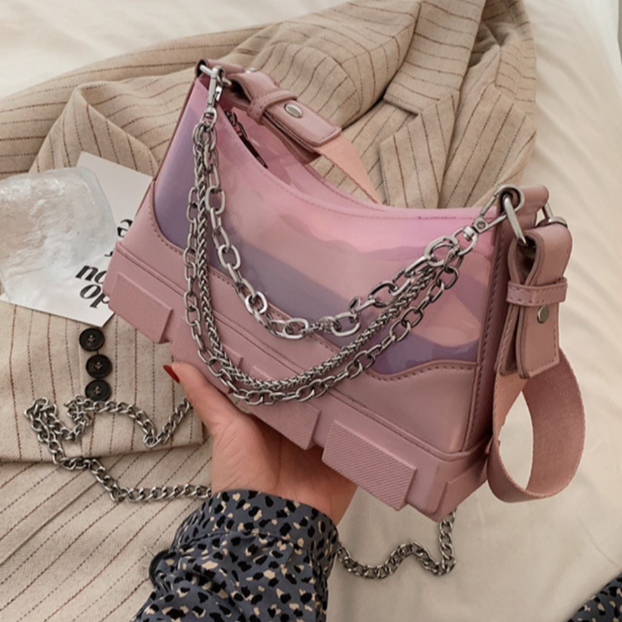 

Lovely Street Tire Design Pink Shoulder Bag