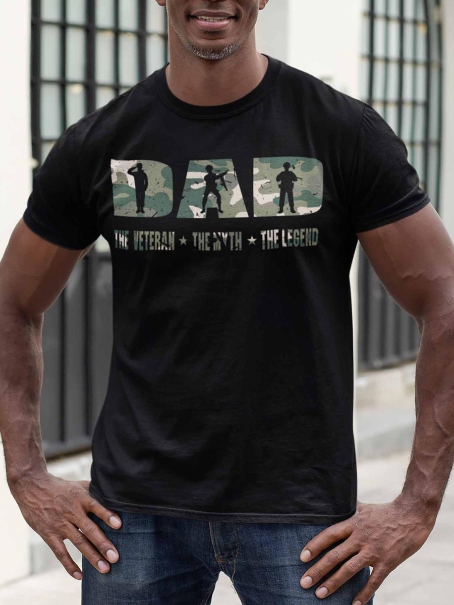 

Lovely Polyester Casual Mixed printing Regular sleeve Letter Regular Short Sleeve Round Neck Independence Day Positioning Print T, Black