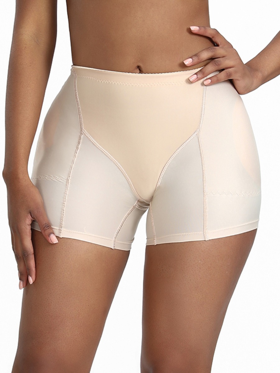 

Lovely Casual Basic Skinny Skin Color Corset