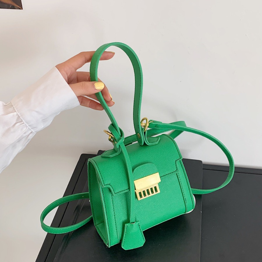 

Lovely Casual Metal Accessories Decoration Green Crossbody Bag