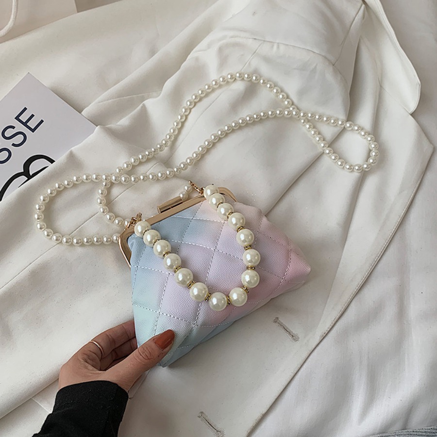 

Lovely Casual Gradient Pearl Decoration Multicolor Crossbody Bag, Multi