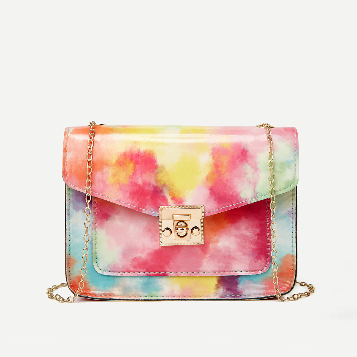 

LW Casual Tie-dye Multicolor Crossbody Bag, Multi