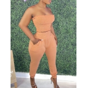 LW Casual Off The Shoulder Fold Design Fan Fare Tw