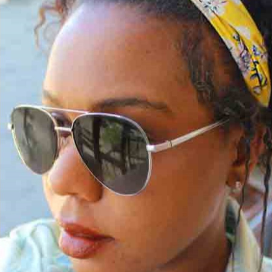 

LW Boho Metal Accessories Decoration Black Sunglasses