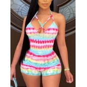 LW Backless Tie-dye One-piece Swimsuit