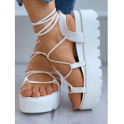 LW Wrap Up Platform Sandals