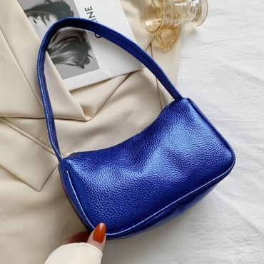 

LW Casual Basic Blue Shoulder Bag