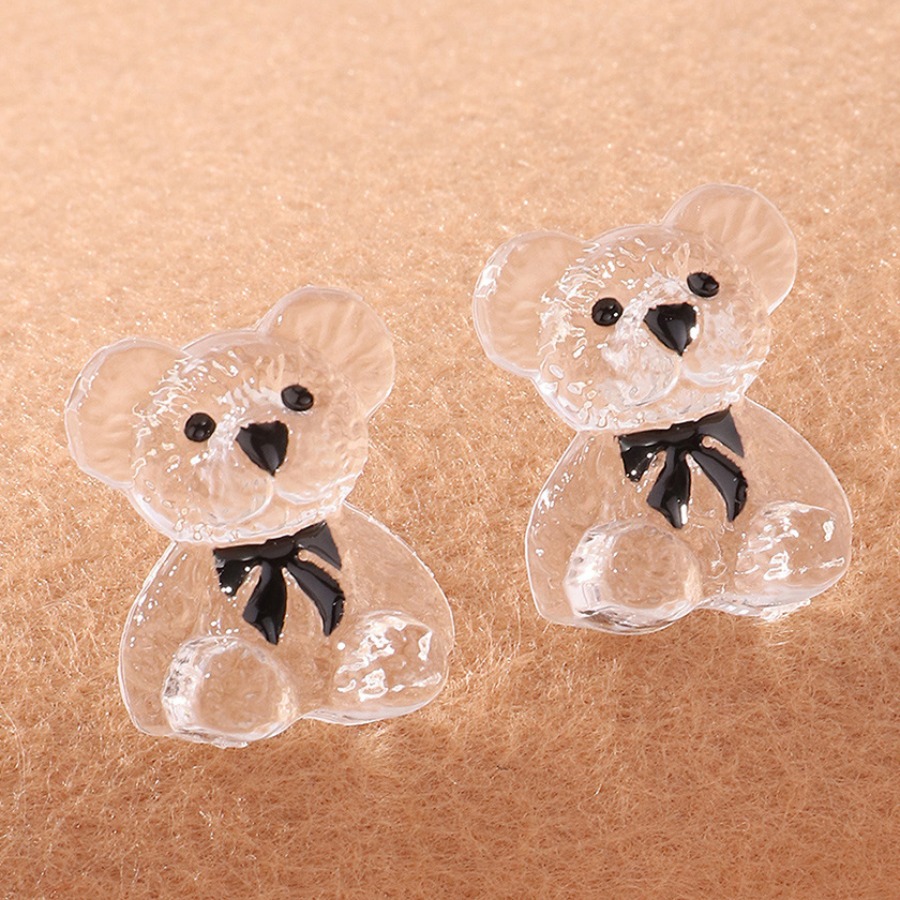 

LW See-through Cartoon Earring, White