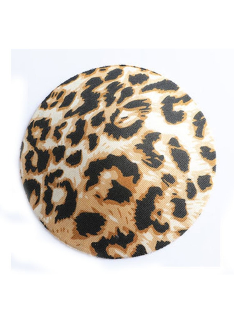 

LW Disc-shaped Leopard Print Nubra