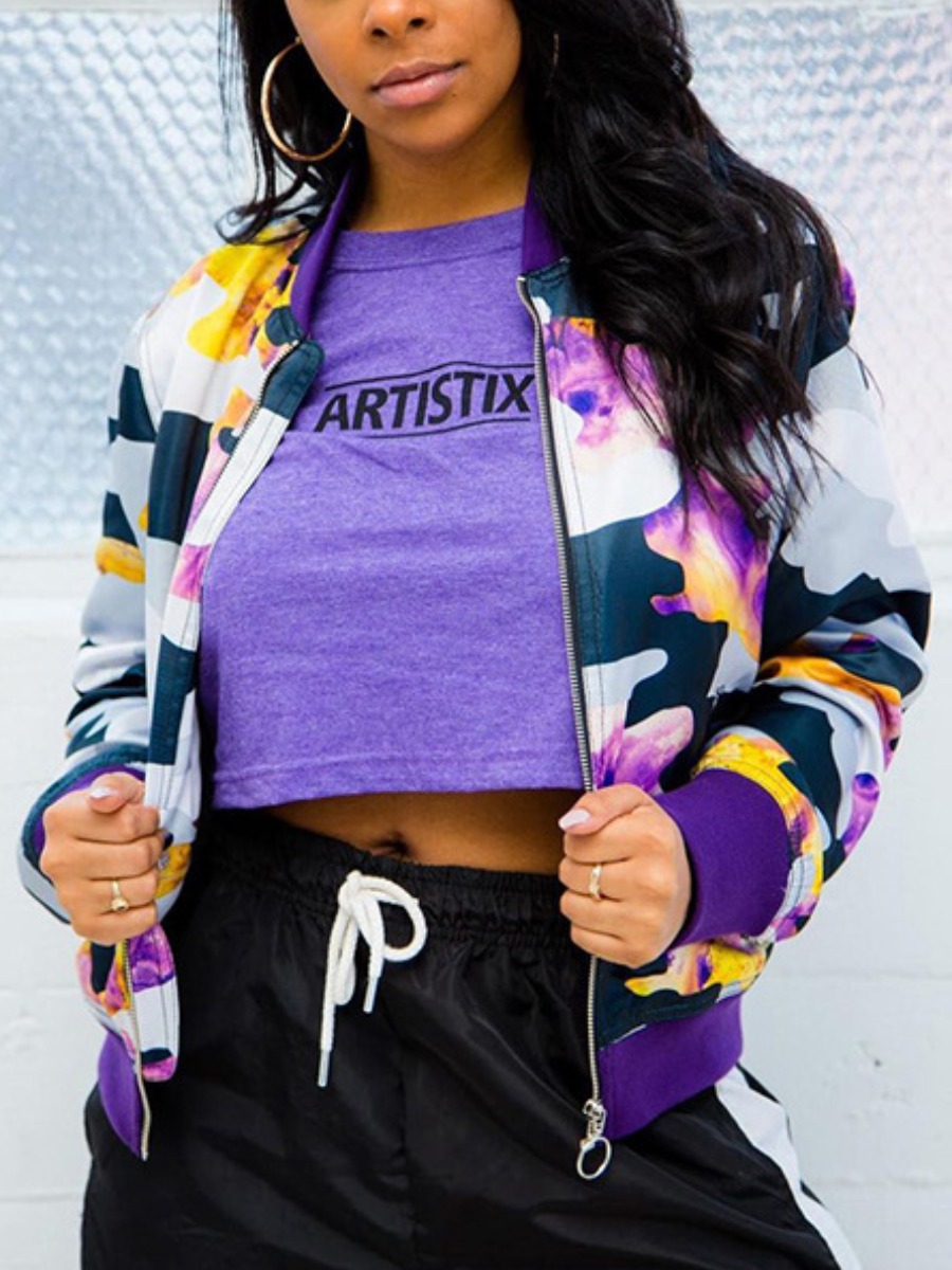 

LW Print Patchwork Jacket, Multi