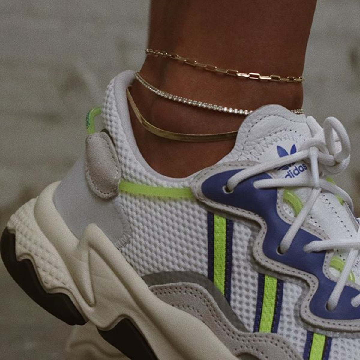 

LW Chain Multilayer Anklet, Gold