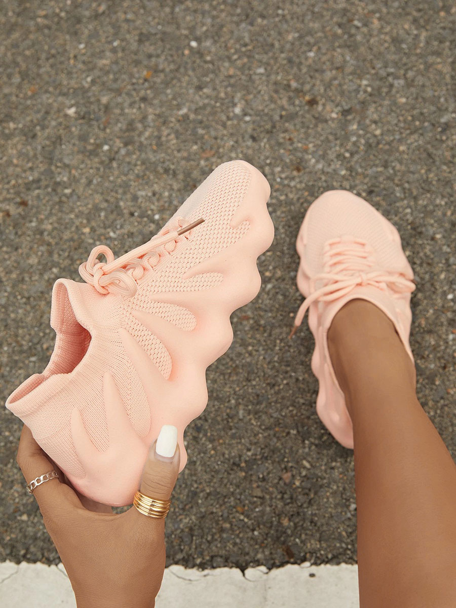 

LW Breathable Wide Fit Sneakers, Pink