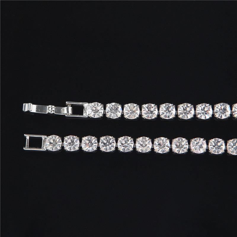 Lovely Men Crystal Double-layer Necklace