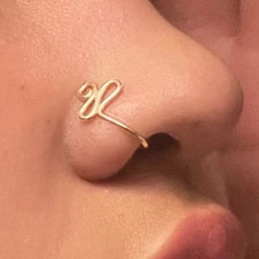 

LW U-shaped Nose Ring, Yellow