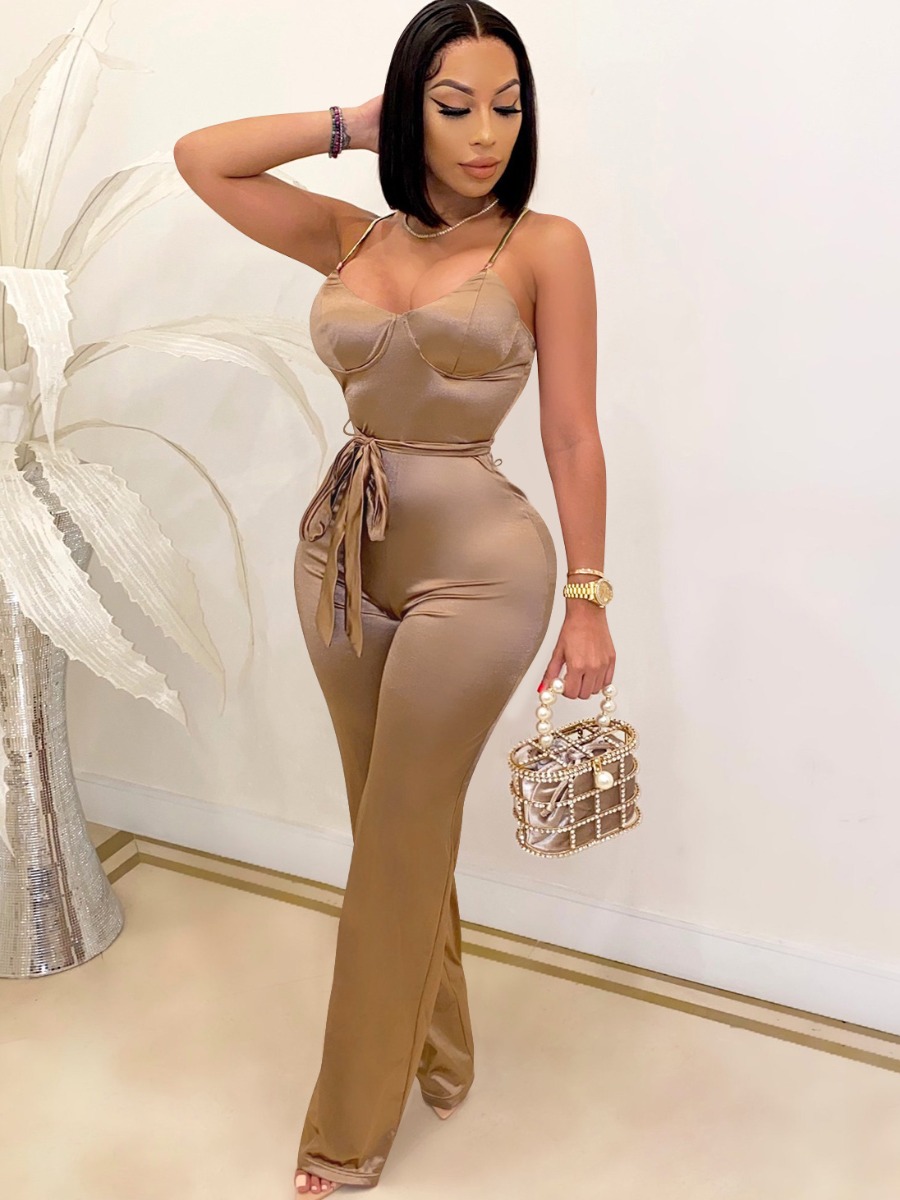 LW Bandage Design Cami Jumpsuit