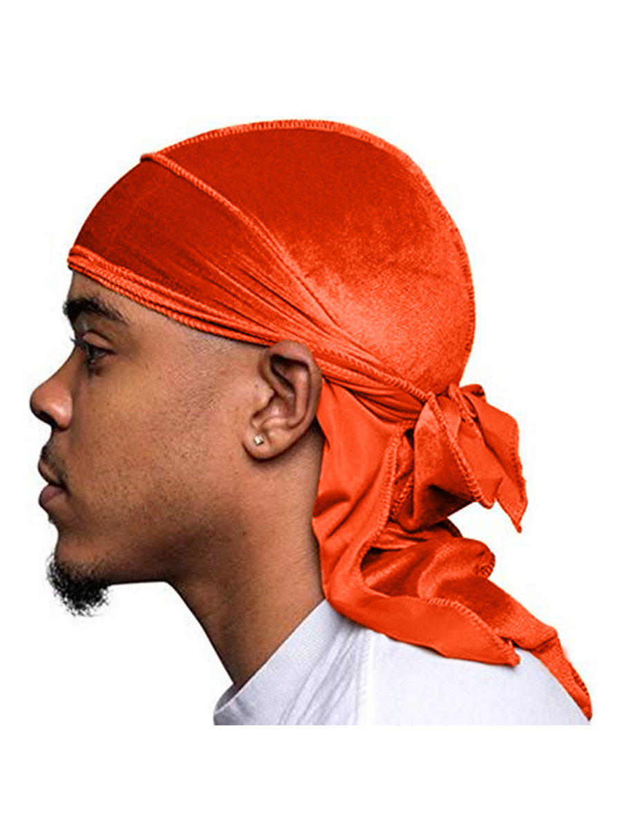 

LW Velvet Bandage Design Men Hat, Croci