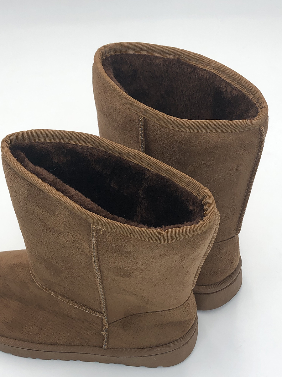 LW Slip On Fluffy Snow Boots