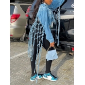 LW Tassel Design Denim Jacket