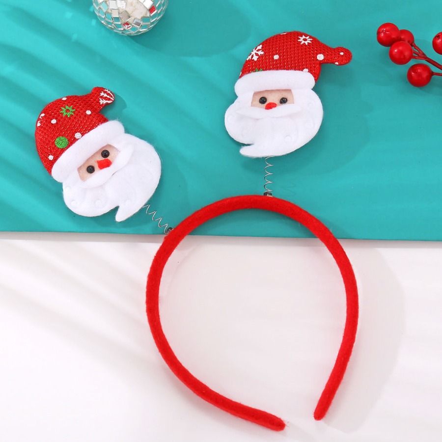 LW Santa Claus Headband, Red