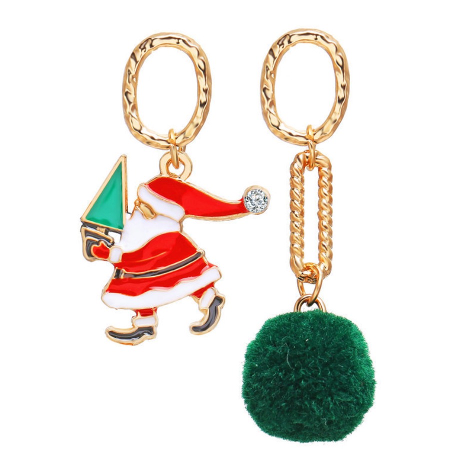 

LW Santa Claus Earring, Red