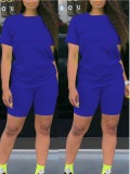 LW BASICS Round Neck Regular Fit Shorts Set