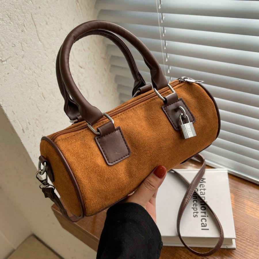 

LW Cylindrical Crossbody Bag, Brown