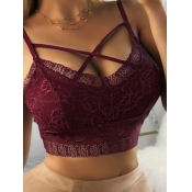 LW SXY Plus Size Lace See-through Bra