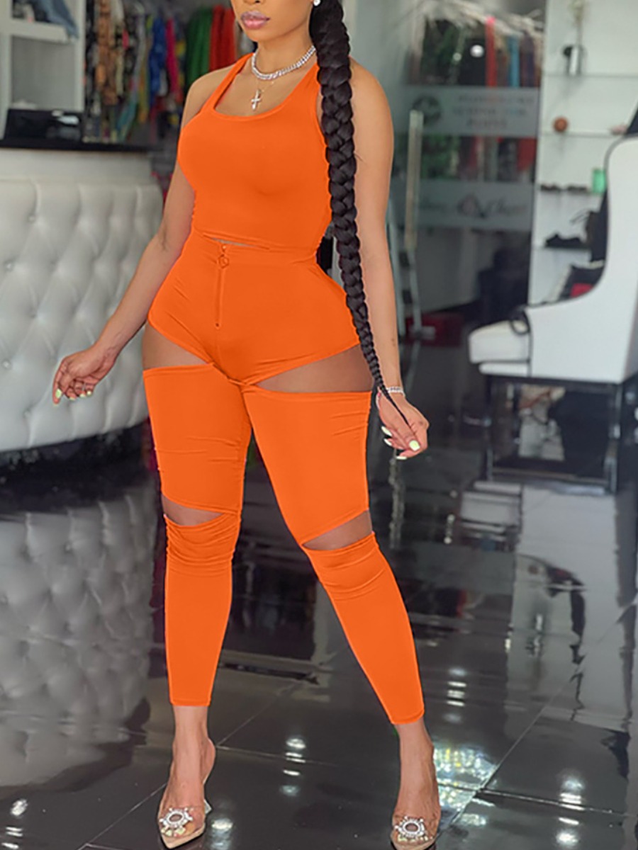 

LW Cami Cut Out Pants Set, Croci