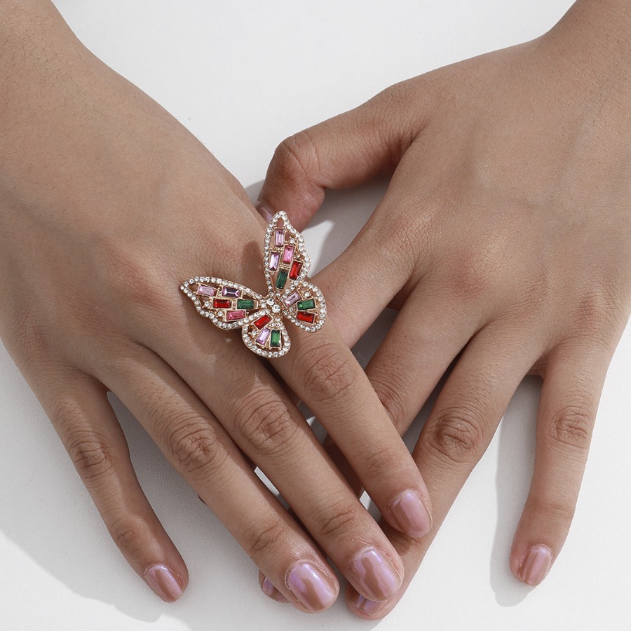 

LW Buttterfly Decor Ring, Gold
