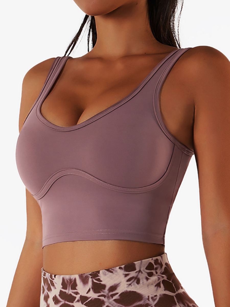

LW SXY U Neck Yoga Corset Camisole, Dusty pink