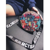 LW Faux Leather Print Crossbody Bag