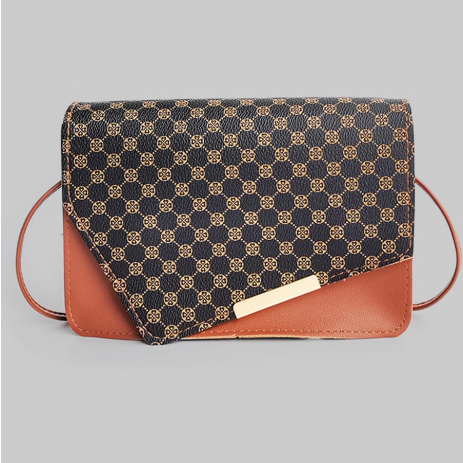 LW Geometric Print Crossbody Bag