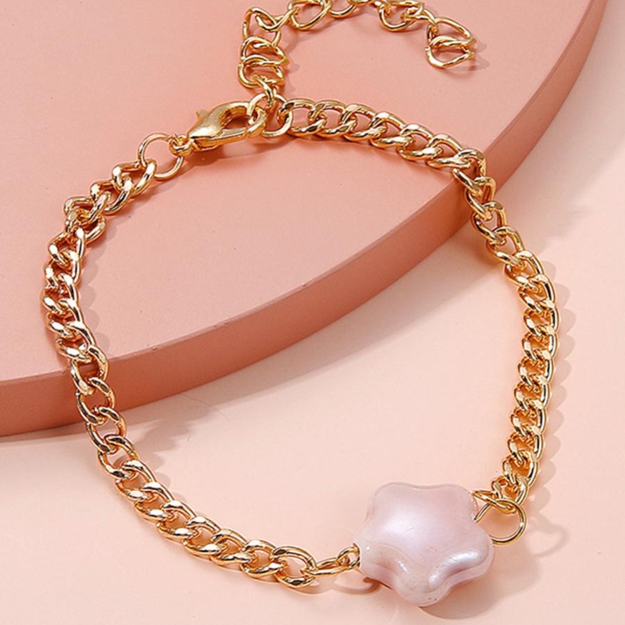 LW Crystal Bead Multilayer Anklet Body Chain