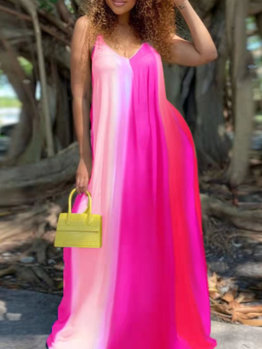 LW Gradient Cami Loose Dress