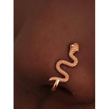 

LW Snake Decor Nose Ring Jewelry, Rose gold