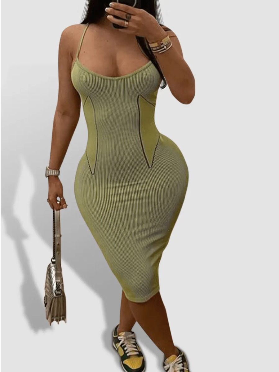 

LW Cami Bodycon Dress, Green