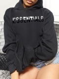 LW Gradient Essentials Letter Print Hoodie