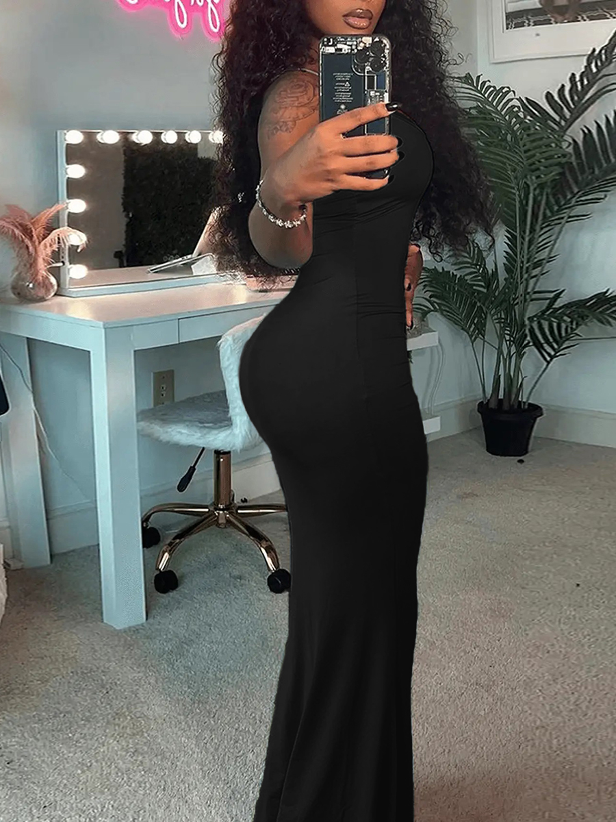 Fl Cami Ruched Bodycon Mermaid Party Dress