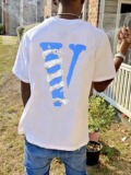 LW Men Snake Letter Print T-shirt