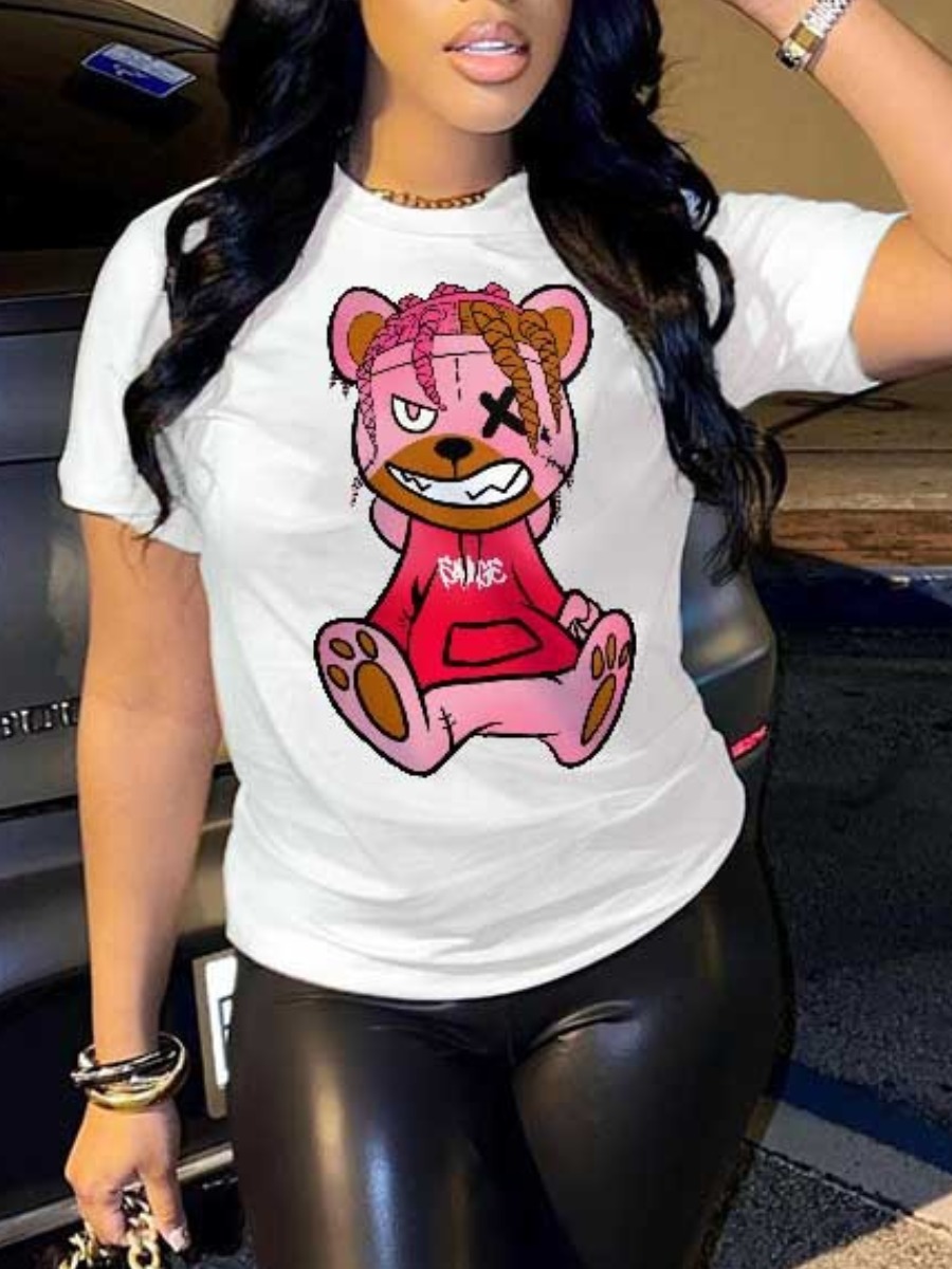 LW Cartoon Print Regular Fit T-shirt