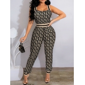 LW Geometric Print Cami Skinny Jumpsuit