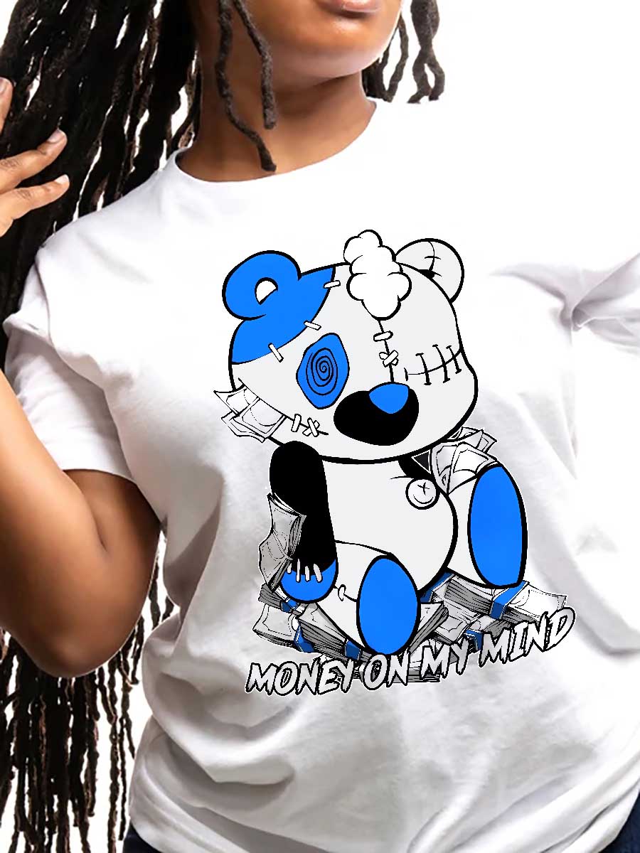 LW Plus Size Cartoon Letter Print T-shirt