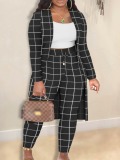 LW Plus Size Cami Geometric Print Drawstring Three Piece Pants Set