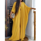 LW Plus Size Batwing Sleeve Front Split Oversized 