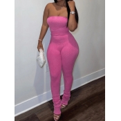 LW BASICS Off The Shoulder Bandage Design Rib Knit