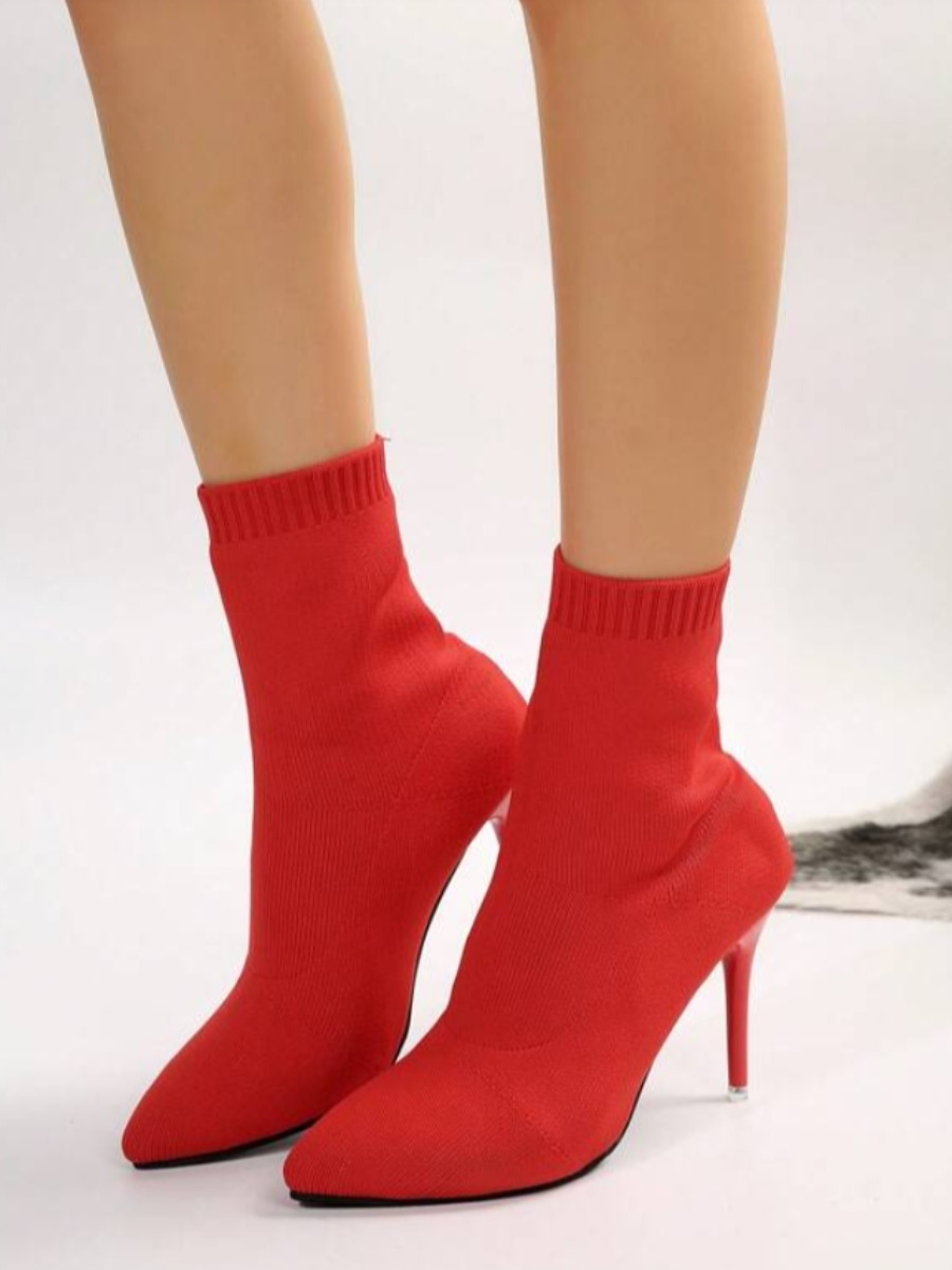 LW Pointed Toe Going Out Booties Sale LovelyWholesale